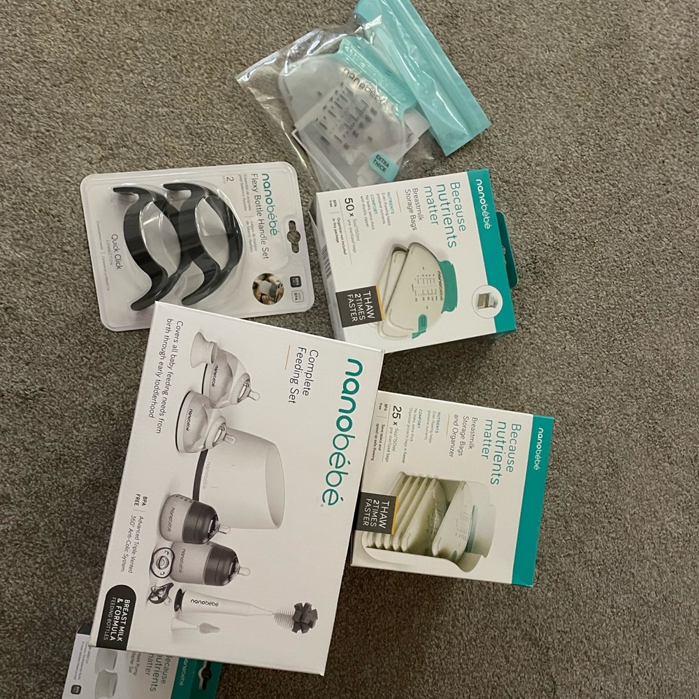 Nanobebe baby feeding supplies